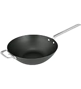 Scanpan Black Iron Carbon Steel Wok, 30 cm