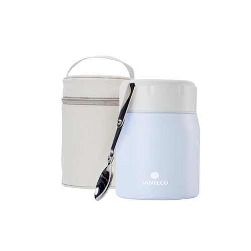 SANTECO �^��f�M �X�[�v�W���[ 500ml �L�� �ۉ��ۗ� �����`�W���[�ۉ��ٓ��� �X�v�[�� ��p�o�b�O�t �I�V���� �s�N�j�b�N �����p �w�Z (�N���E�h�u���[)