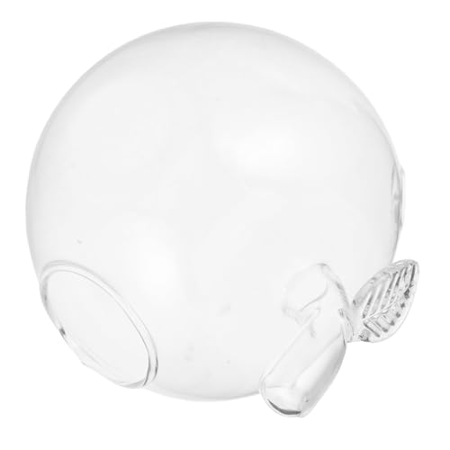 DECHOUS 透明ガラス製ノベルティ果実型ワイングラス クリスマス用アップル形状 タンブラー 向け 設計 ジュース ミルク 水用パーティーグラ