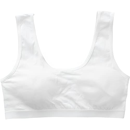 Zeilingery 5Pack Bras For Girls Training Cotton Bras Wireless Light Padded Sports Bra 8-14 Years Girl's (4-Pack) #TOP6