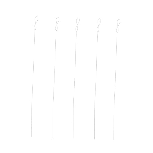 JEWEDECO 3sets DIY Beading Embroidery Needles 12 Sizes Long Needles Beading for Bead Threading Craft Projects 5pcs*3