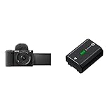 Sony ZV E10 II | Appareil Hybride à objectifs interchangeables APS C avec 16 50 mm f/3.5 5.6 (Vidéo 4K60p 4:2:2 10 Bits, 26 MP, Stab. Digitale, Eye AF en Temps réel) + NPFZ100