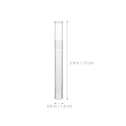 Estuche para 6 pinzas SHOWERORO de plástico transparente 2