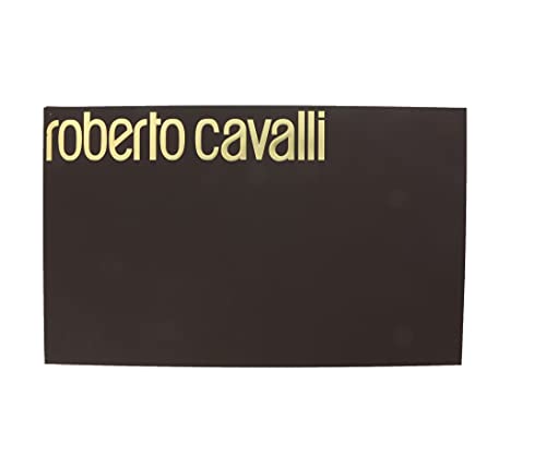 ROBERTO CAVALLI ESZ025 D0060 Grey/Black Leopard Print Mens Scarf