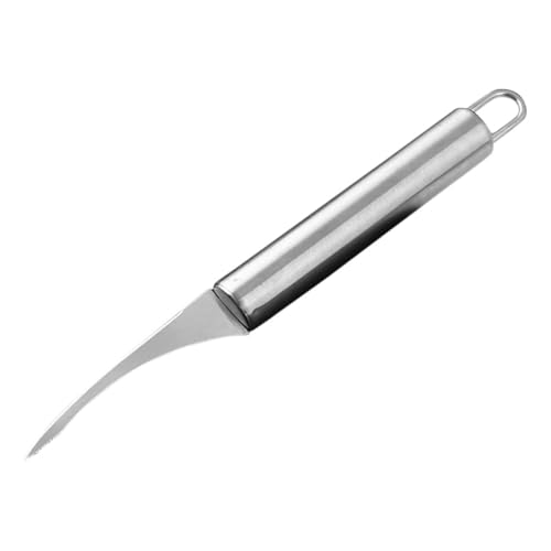 SAFIGLE Sbucciatore per Gamberetti in Acciaio Utensile per la Pulizia della Lenza dei Gamberetti Compatto e Leggero per Uso Domestico e Cucina