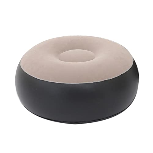 GIMOCOOL Pouf Simple Confortable De Repos De Tabouret De Jambe pour La Maison Et L'usage Extérieur Matelas Pneumatique Gonflable Chaise Paresseuse De...