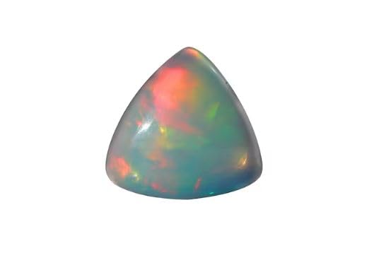 Cabochon d'opale éthiopienne blanche pierre naturelle en vrac pour bijouterie DIY