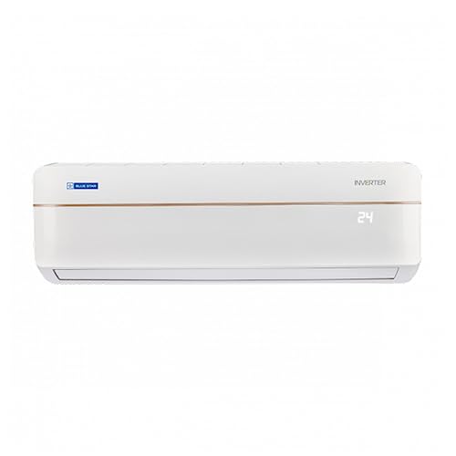 Image of Blue Star 1 Ton 3 Star Convertible 5 in 1 Cooling Inverter Split AC (Copper, Multi Sensors, Dust Filter, Smart Ready, Blue Fins, Self Diagnosis, 2023Model, IC312VNU, White)