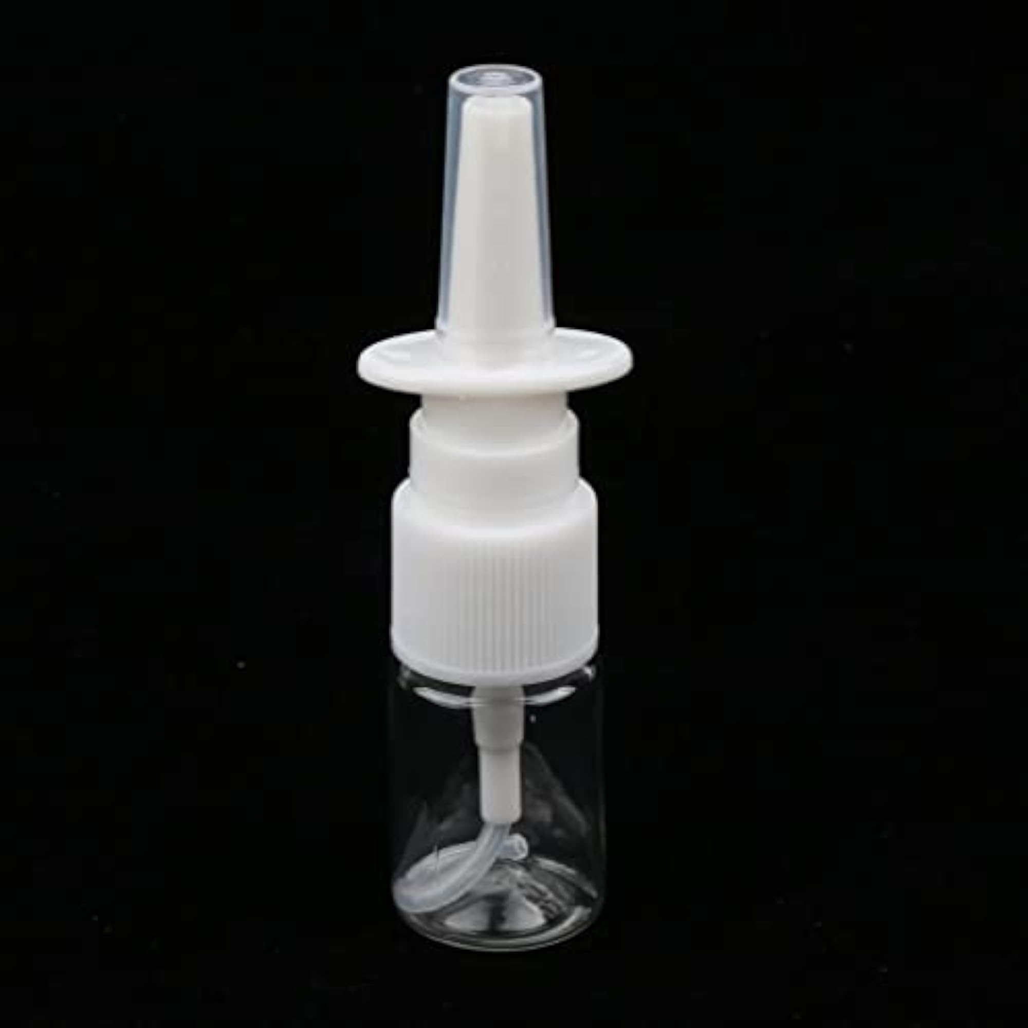 50 Pieces 5ml Mini PVC Nasal Spray Bottles, Fine Mist