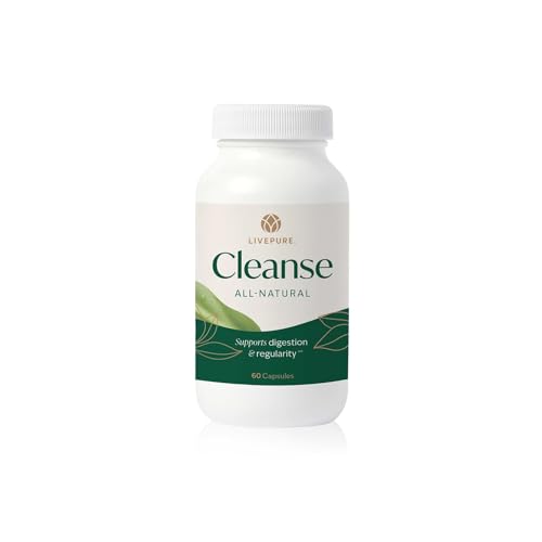 PURE Cleanse Capsules | Gentle Digestive Support for Women | Plant-Based, Vegan, & Non-GMO Formula | Supports Gut Health & Digestive Comfort | Clean Wellness Supplement | 60 Capsules