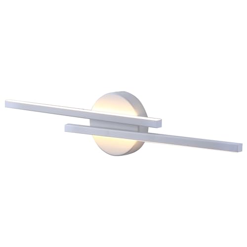 Miratic Badezimmer Lampe 4000K Spiegelleuchte Bad IP44 Wasserdicht Neutralweiß Lichtfarbe Perfekte Lampe für Badezimmer 14W 1540lm (Weiß)