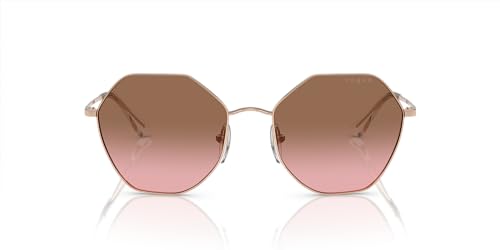 Vogue Eyewear Woman Sunglasses Silver Frame, Grey Gradient Lenses, 54MM3