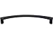 Top Knobs TK141BLK Griggs Appliance/Refrigerator Pull 12" (c-c) - Flat Black