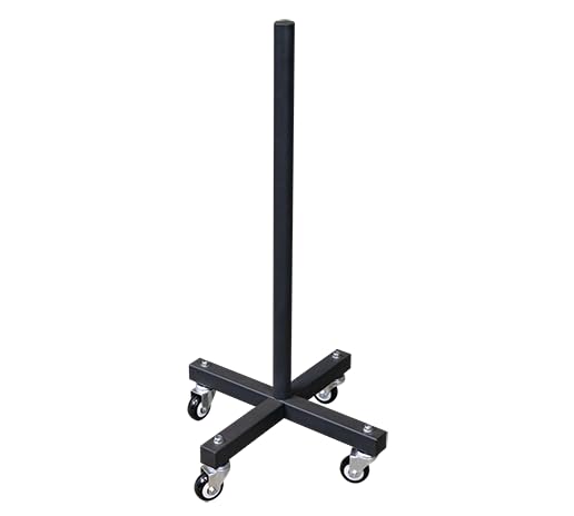 Body-Solid Vertical Weight Plates Tree (GWT86) - Olympic Weight Rack for Strength Training, Weight Plate Storage - 800lbs. Weight Capacity