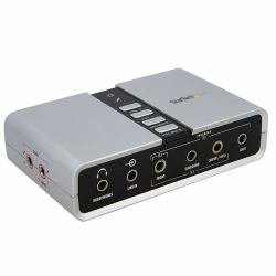 Startech TARJETA DE SONIDO EXTERNA 7.1 - SALIDA MINIJACKS 3.5MM- SPDIF DIGITAL AUDIO I/O - ENTRADA D
