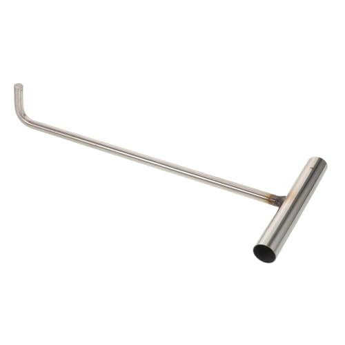 ULTECHNOVO Stainless Steel Manhole Hook Tool Heavy Duty Puller for Lifting Covers and Doors Multi-functional Utility Hook for Storm Drains Septic Tanks Garage Doors Property Maintenance