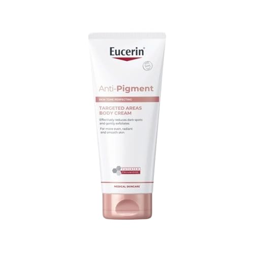 Eucerin Anti Pigment Skin Tone Perfecting Targeted Areas Body Cream for Dark Spot Reduction and Soft Skin,200ml