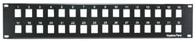 InstallerParts 2U 19" 32 Port Blank Panel for Keystone Jack