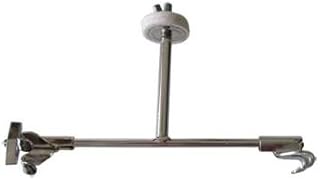 Soporte - plato bombo de 24 cm de altura niquelado