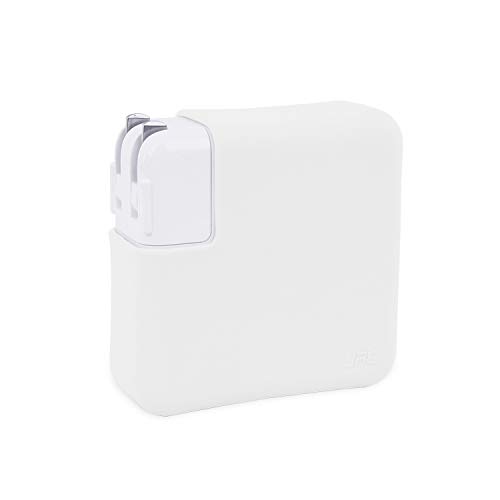 JRCMAX MacBook Charger Protective Case,Soft Thin Silicone Protector Case for MacBook Pro 15