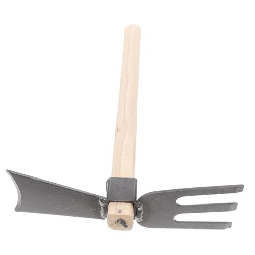 VICASKY Cultivators for Gardening Garden Hoe Sturdy Wooden Handle Metal Hoe Vegetable Flower Digging Gadget