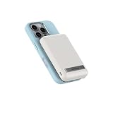 Stuffcool Lucid Plus 15W, 10000mAh Magnetic Wireless Powerbank with Stand for AirPods Pro, iPhone 12/13/14/15/16, Flagship Android and 20W Fast Wired Charging