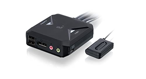 Iogear Kvm 2-Port 4K Switch With Displayport, Usb-C And Audio - Gcs82Dpc #TOP1