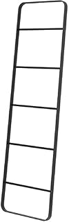Sealskin Brix Decorative Ladder Towel Rack, Metal, Black, 50 x 170 x 35 cm