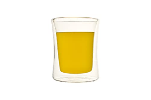Image of Double Walled Glass Mugs,Borosilicate Glass Cups,for Tea,Coffee,Latte,Cappuccino,Espresso (17A Pack of 1)