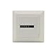 Produktbild PAMENET HM-1 Square Counter Digital 0-99999.99 Gauge 0.3W AC220-240V / 50Hz AC Stundenzähler Stundenzählerteil Weiß