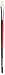 da Vinci Hog Bristle Series 5423 Maestro 2 Artist Paint Brush, Filbert Medium-Length with Red Handle, Size 8