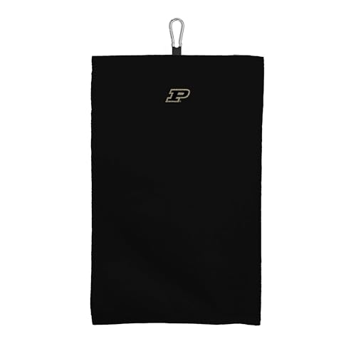 NORTHWEST Purdue Boilermakers NCAA Team Logo Micro Fiber Tri-Fold Golf Towel 16 x 24 Inches