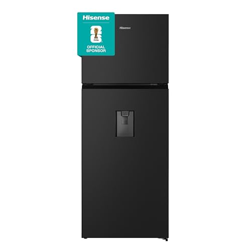 La mejor comparación de Refrigeradores Modernos favoritos de las personas. 47 Hisense RT16N6BDX-Refrigerador Top mount,16.5pies cúbicos con Dispensador de Agua,Multi Air Flow,Total No Frost,Tecnología Inversor,70x69x185cm(AnchoxLargoxAlto),Negro