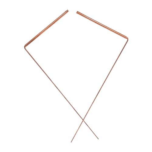 TIDTALEO Dowsing Rods Spiritual Tool 2 Pack Copper Dowsing Rods for Water Finding and Treasure Hunting