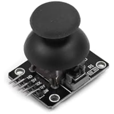 Teyleten Robot Dual-axis XY Joystick Module PS2 Game Joystick Control Lever Sensor Game Controller Sensor Board Module KY-023 for Arduino Raspberry (5pcs)