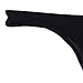 Mens Glossy Silky G String Thongs Sheer Bulge Pouch G-String Thongs Low Rise T-Back Hollow Bikini Briefs Z11-Black L