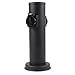 Outdoor 2-Way Garden Socket Column, Stainless Steel Round IP54 Waterproof Power Outlet Post for Lawn, Patio, Terrace Lighting and Tools, Anthracite Finish(Black)