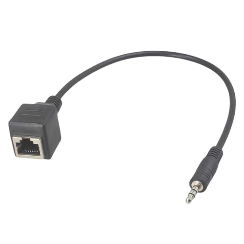 Rallonge stéréo 3,5 mm vers RJ45 pour diffuser la musique du PC vers le salon