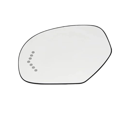 サイドドアウィングミラーガラス エスカレード ESV 用サイドウィングミラーガラス 左右 ヒーター付きリア(1pc Left)