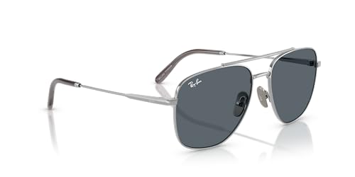 Image of Ray-Ban Unisex Rb8097 William Titanium Square Sunglasses