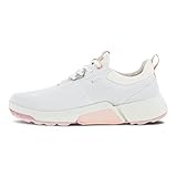 ECCO Damen Biom Hybrid 4 Gore-Tex, wasserdicht Golfschuh, Weiß/Silber Rosa, 38 EU