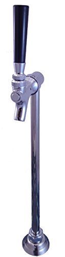 Upright Slim Chrome Beverage Tower, Kegerator, Countertop, All SS304 Contact