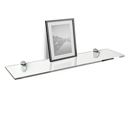 Fab Glass and Mirror Custom Acrylic Glass Shelves for Wall - 1/2