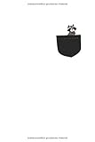  Notizbuch: Waschbär Pocket Hemdtasche Niedlich Witz Geschenk 120 Seiten, 6X9 (Ca. A5), Karomuster