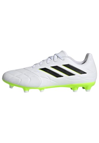 adidas Unisex Copa Pure.3 Firm Ground Boots, Cloud White/Core Black/Lucid...