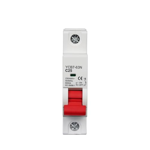 Disjoncteur magnétothermique YCB7-63N 32A courbe C pour réseau AC