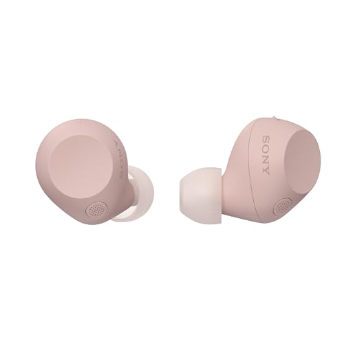 Sony WF-C710N Auriculares inalámbricos Noise Cancelling, Ligeros, Controles táctiles, Conexión Multipunto, IPX4, hasta 40 Horas de batería, Carga rápida, compatibles con iOS y Android - Rosa