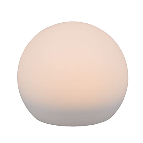 Reality Leuchten Solar LED Außenleuchte Melo R55326101 Kunststoff weiß inklusive 0.5 Watt LED mit Farbwechsler Fernbedienung