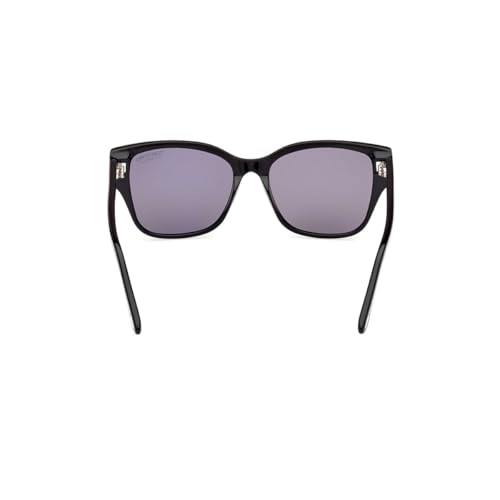 Tom Ford Elsa Polarized Smoke Butterfly Ladies Sunglasses FT1108 01D 55, Shiny Black3