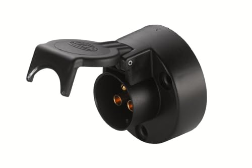 HELLA 8JB 001 933-031 Steckdose - 24V - 3-polig - Stecker: Schraubkontakt - schwarz